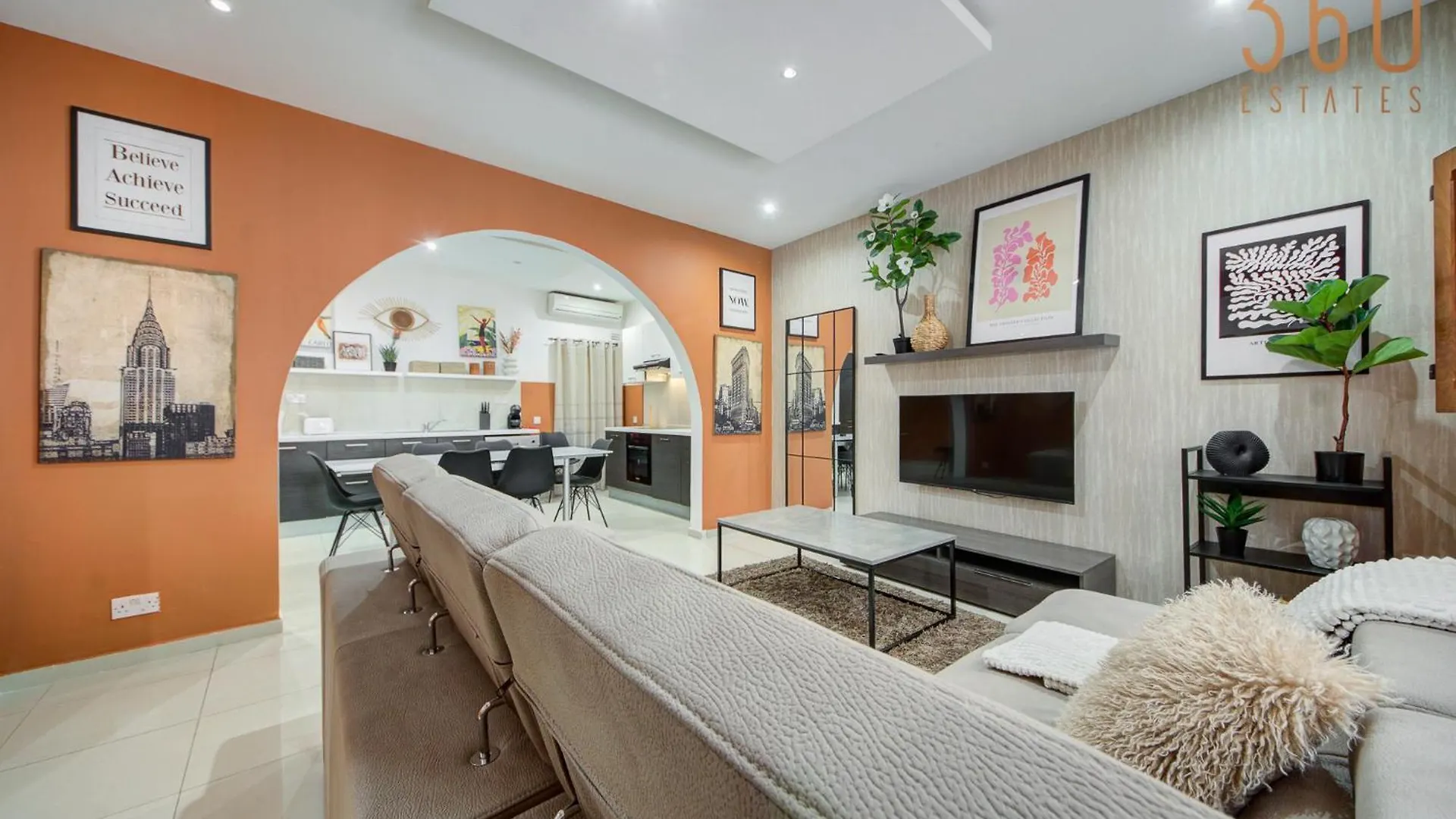 Stylish 4Br Apt In Central Part Of St'Julians By 360 Estates Сент Джулианс Апартаменты